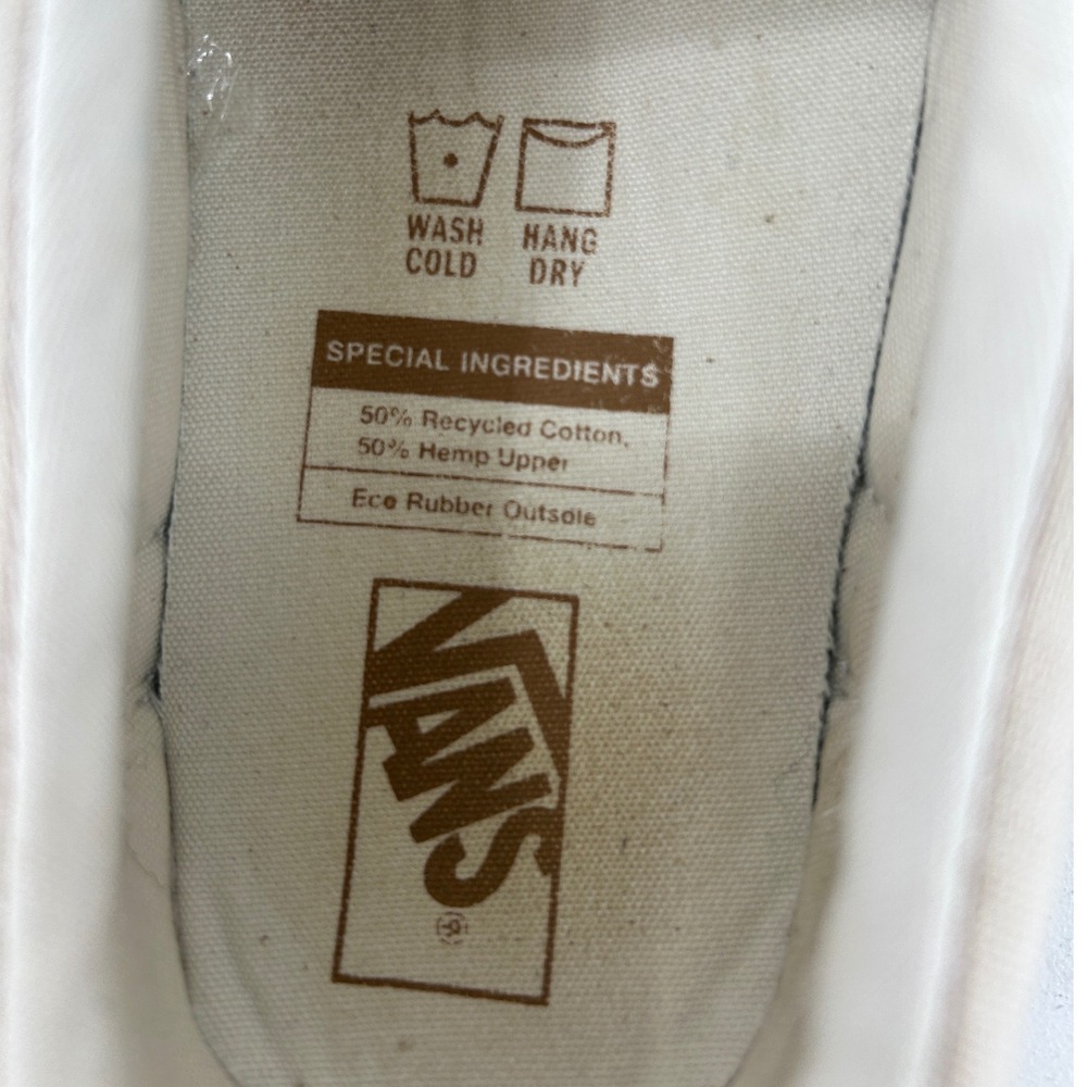 Vans Classic Slip-On Eco Theory World Map Checkerboard Mens 8.5 Womens 10 - Picture 4 of 9